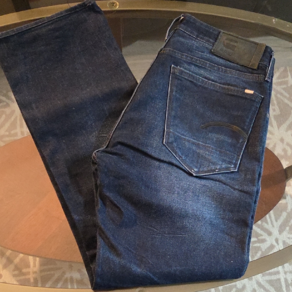 G-Star Men's Deep Indigo Relaxed Jeans